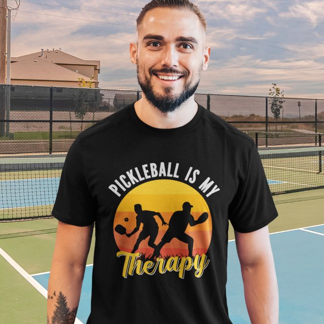 T-shirt Pickleball is my Therapy funny Pickleball (Créateur téléchargé)