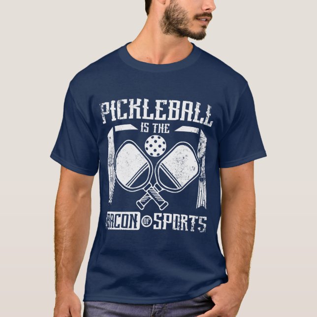 T-shirt Pickleball is the bacon of sports friends (Devant)