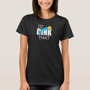 T-shirt Pickleball Je Dindrais Ce Pickleball Raglan