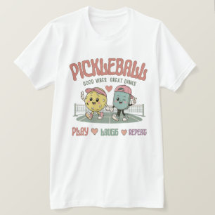 T-shirt Pickleball Jouer Rire Répéter Pickle Mignon Kawa