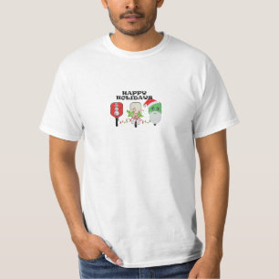 T-shirt Pickleball Joyeuses Fêtes