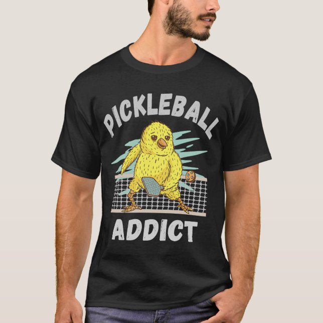 T-shirt Pickleball Juste un jeu de plus Paddleball Picket (Devant)