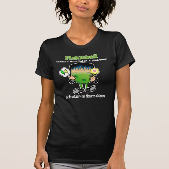 T-shirt Pickleball - le monstre des sports de Frankenstein (Devant)