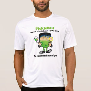 T-shirt Pickleball - le monstre des sports de Frankenstein