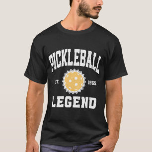 T-shirt Pickleball Legend 1965 Funny Pickleball Paddle