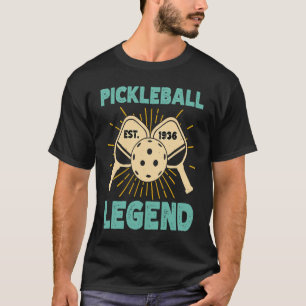 T-shirt Pickleball Legend Est 1936 Vintage Retro Legendar