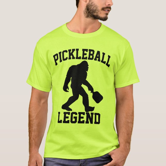 T-shirt Pickleball Legend Funny Bigfoot (Devant)