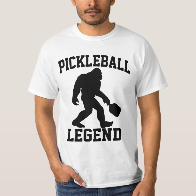 T-shirt Pickleball Legend Funny Bigfoot (Devant)