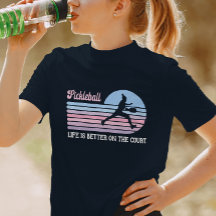 Pickleball Life is Better Sur Court Retro