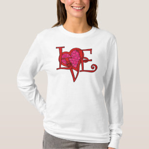 T-shirt Pickleball Love, Coeur plein de Pickleballs