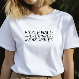 T-shirt Pickleball Lover's Dream drôle slogan noir