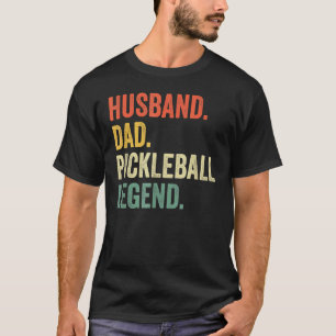 T-shirt Pickleball mari père légende père Vintage père's D