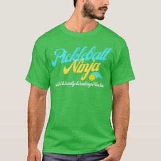 T-shirt Pickleball Ninja Design