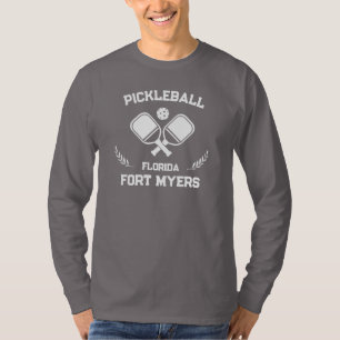 T-shirt Pickleball Paddle Ball Fort Myers Floride Custom