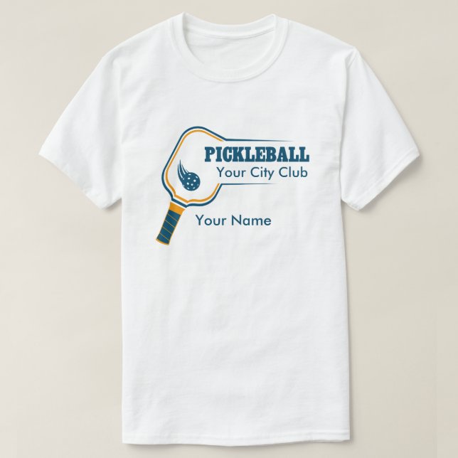 T-shirt Pickleball personnalisable Pickleball (Design devant)