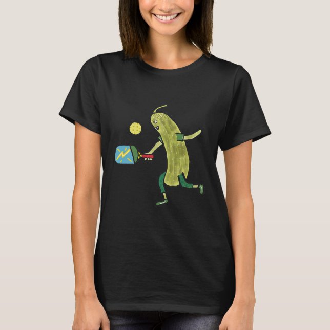 T-shirt Pickleball Pickle (Devant)
