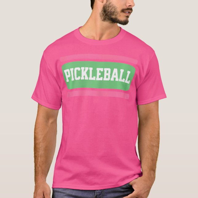T-shirt Pickleball Pour Les Filles Preppy Des Années 1990  (Devant)