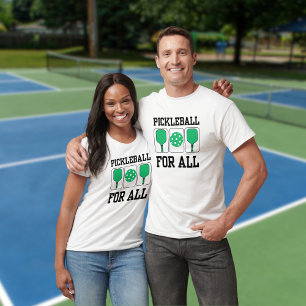 T-shirt Pickleball pour toutes les pagaies et Ball Green