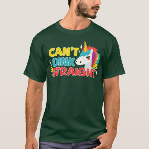 T-shirt Pickleball Pride Mois Cant Dink Droite