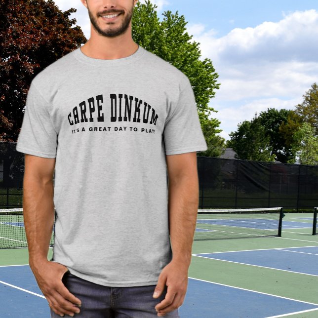 T-shirt Pickleball Pun Carpe Dinkum Drôles Citations Moder (Carpe Dinkum Pickleball Pickleballer Pun Modern T-Shirt)