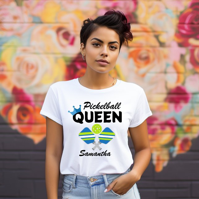 T-shirt Pickleball Queen Paddles Ball (Créateur téléchargé)