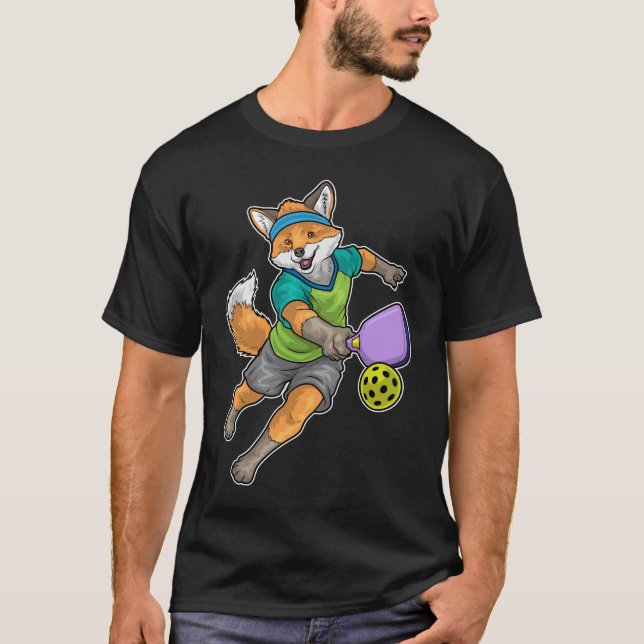 T-shirt Pickleball Renard (Devant)