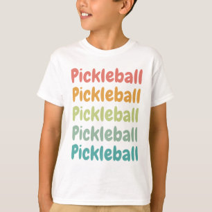 T-shirt Pickleball Retro Pickleball Player