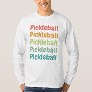 T-shirt Pickleball Retro Pickleball Player