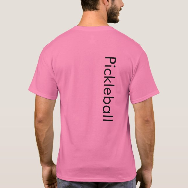 T-shirt Pickleball rose (Dos)