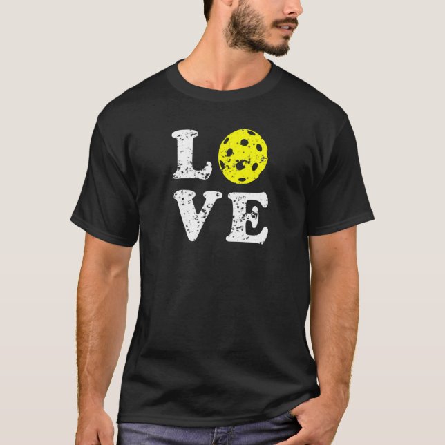 T-shirt Pickleball Shirt mignon sac de retraite (Devant)