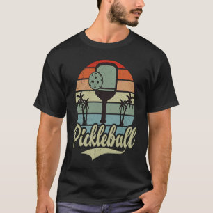 T-shirt Pickleball Sport Dit Retro Vintage Pickle Homme