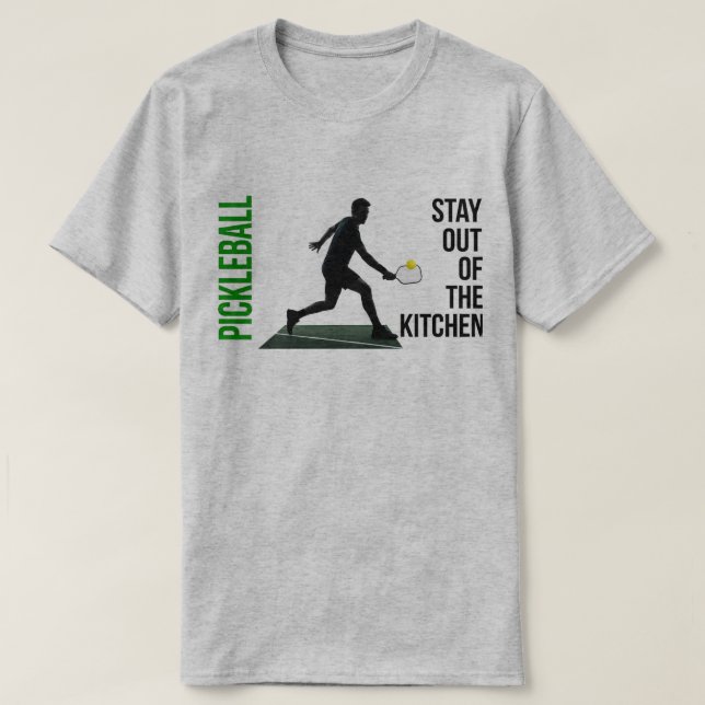 T-SHIRT PICKLEBALL: THE RED ZONE  (Design devant)