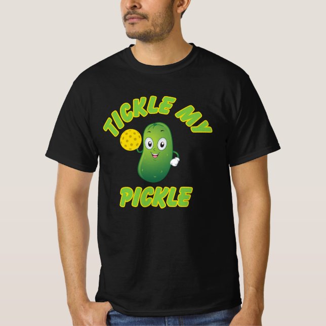 T-shirt Pickleball Tickle My Pickle (Devant)