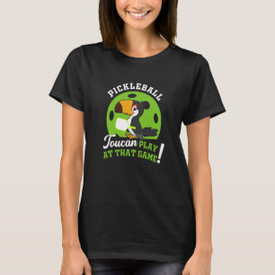 T-shirt Pickleball Toucan Jouer À Ce Jeu Paddle Racket