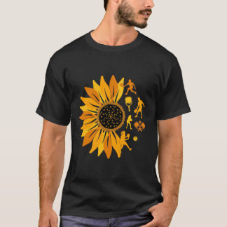 T-shirt Pickleball tournesol