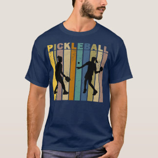 T-shirt Pickleball Vintage Retro en détresse joueurs 1