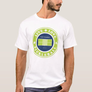 T-shirt Pickleball : volley-ball en direct
