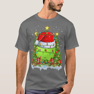 T-shirt Pickleball Xmas Lights Père Noël Pickleball Noël