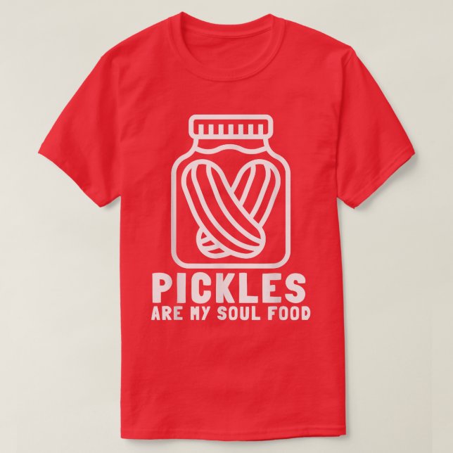 T-shirt Pickles Concombre Pickle Lover Pickle Jar Canned F (Design devant)