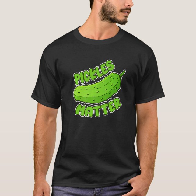 T-shirt Picks Matter Concombre Pickle Dill Premium (Devant)