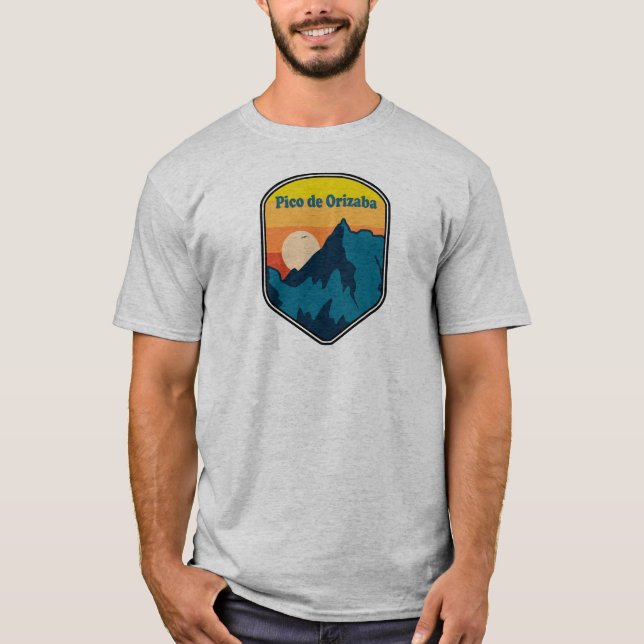 T-shirt Pico de Orizaba Mexique Sunrise (Devant)