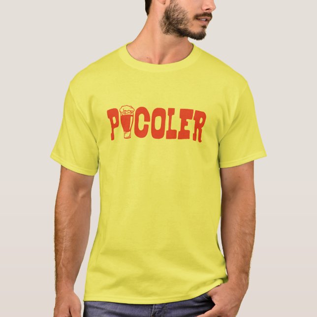 T-shirt picoler biere boire alcool humour citation (Devant)