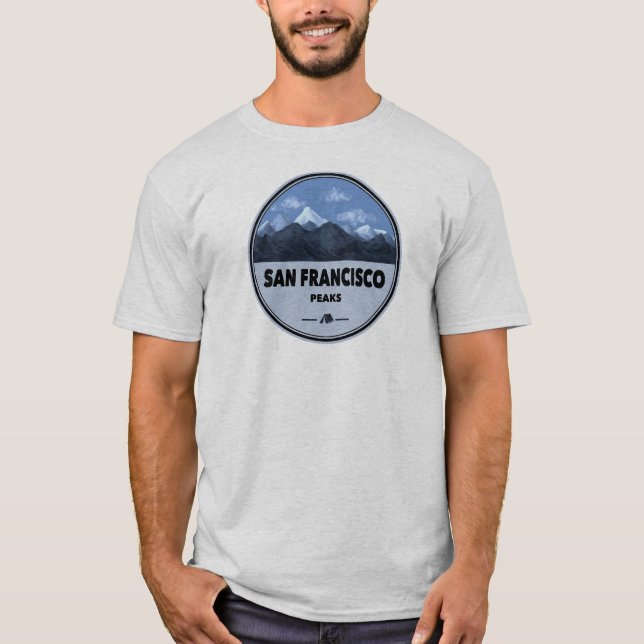 T-shirt Pics de San Francisco Arizona Camping (Devant)