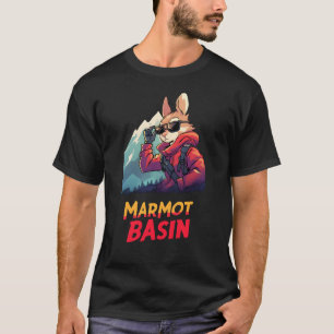T-shirt Pics sauvages : Aventure Marmot Bason
