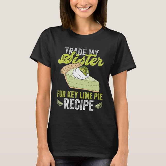 T-shirt Pie De Chaux Baker Et Tarte De Citron Pour Floride (Devant)