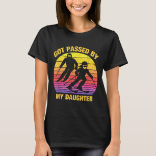 T-shirt Pié par ma fille, famille de ski drôle