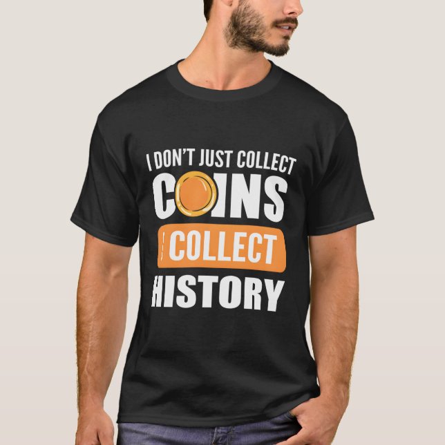 T-shirt Pièce Collecte de pièce Hoarder (Devant)