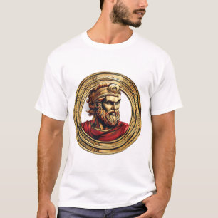 T-shirt Pièce d'Alexandre le Grand Roi Guerrier Antique