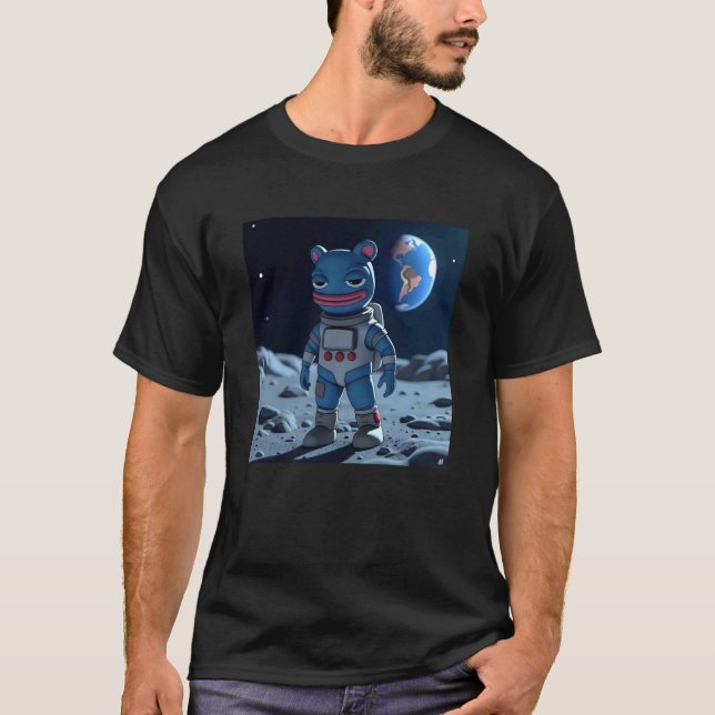 T-shirt Pièce de Brett Crypto et Brett Meme pour Brett Mem (Devant)