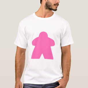 T-shirt Pièce de jeu de table de membres rose